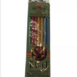 Berol Eagle Pencils Vintage 1993 #2 Lead NOS 7ct Unopened Package